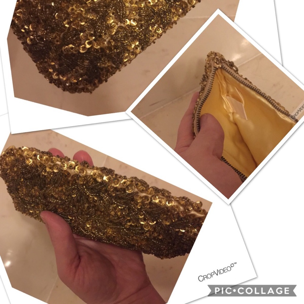 True Vintage 1940s/ 1950s Wallace Beaded Clutch♥️ - Picture 2 of 8